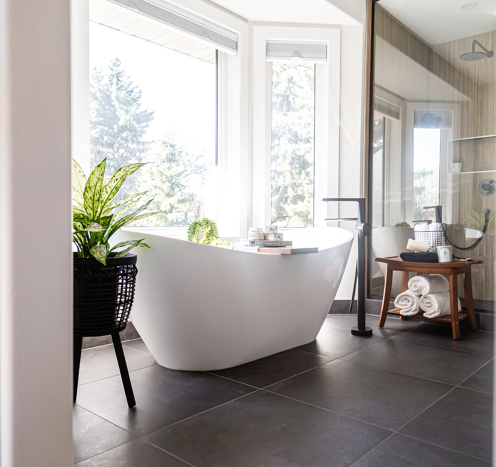 Atom Builders. Sherwood Park Ensuite 2 ATOM Builders Home Renovation Services